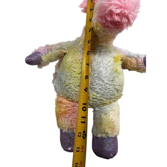 Warmies Microwavable Soothing Heat Weighted Plush Rainbow Unicorn - Picture 4 of 8